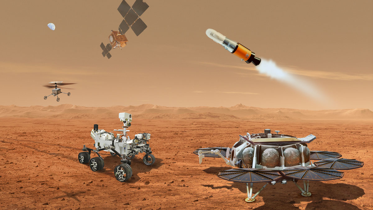 Mars Sample Return Concept Illustration courtesy of NASA